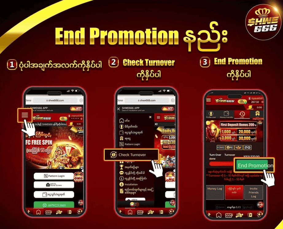 shwe666 end promotions